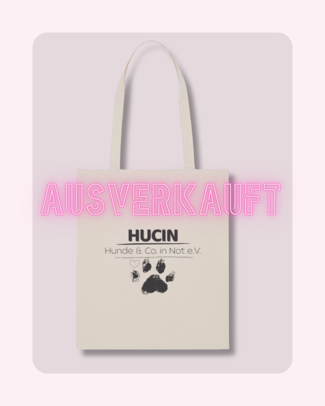 HUCIN Logo Stoffbeutel – Natur